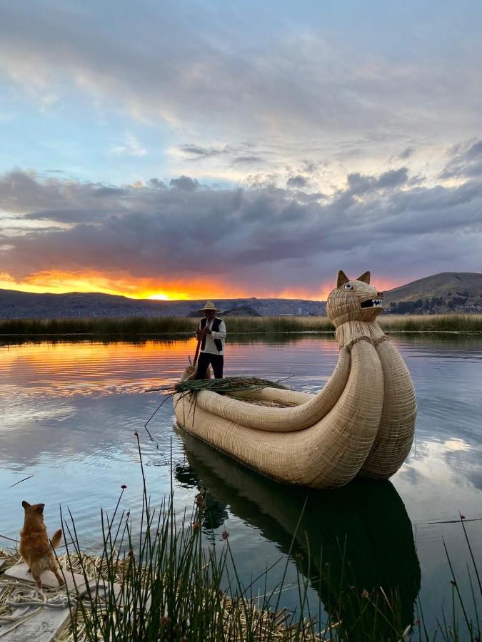 Uros Lodge Peru Puno Bagian luar foto