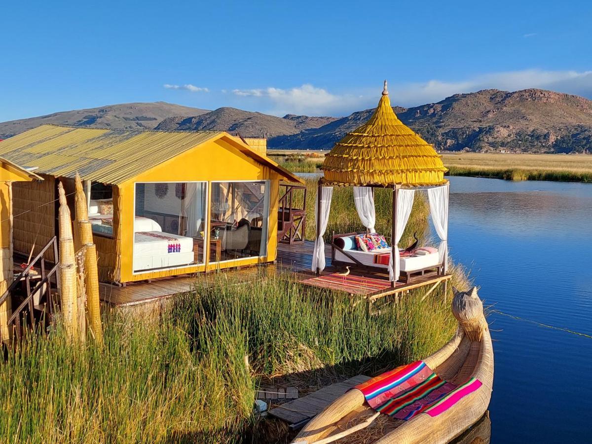 Uros Lodge Peru Puno Bagian luar foto