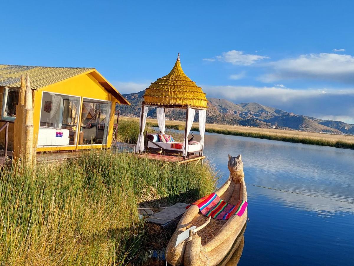 Uros Lodge Peru Puno Bagian luar foto