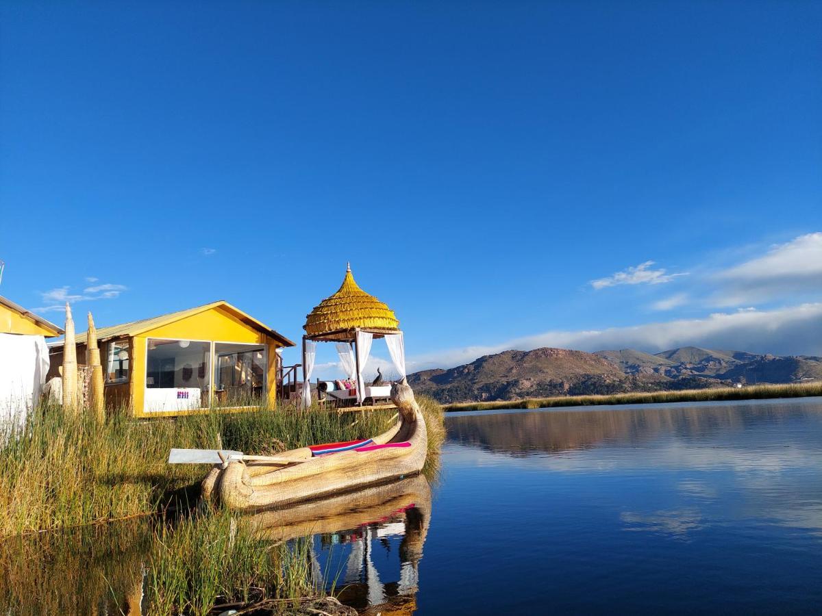 Uros Lodge Peru Puno Bagian luar foto