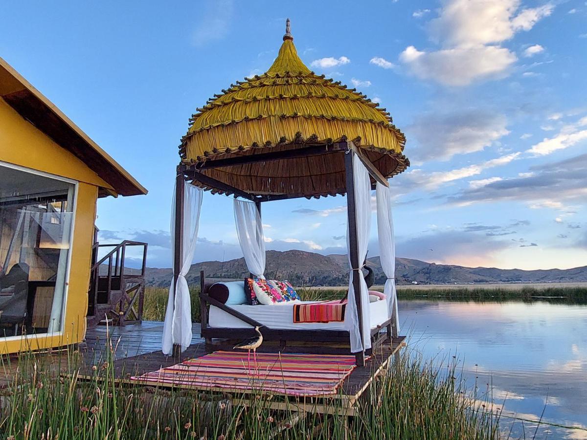 Uros Lodge Peru Puno Bagian luar foto