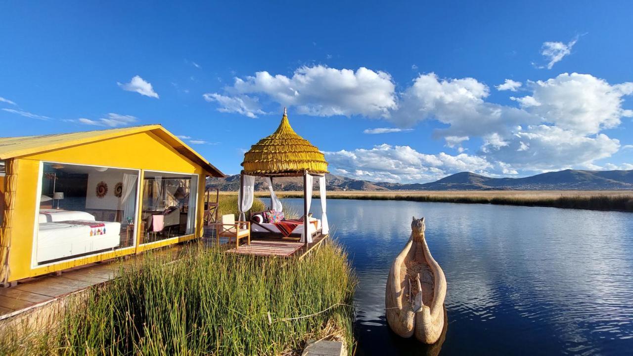 Uros Lodge Peru Puno Bagian luar foto