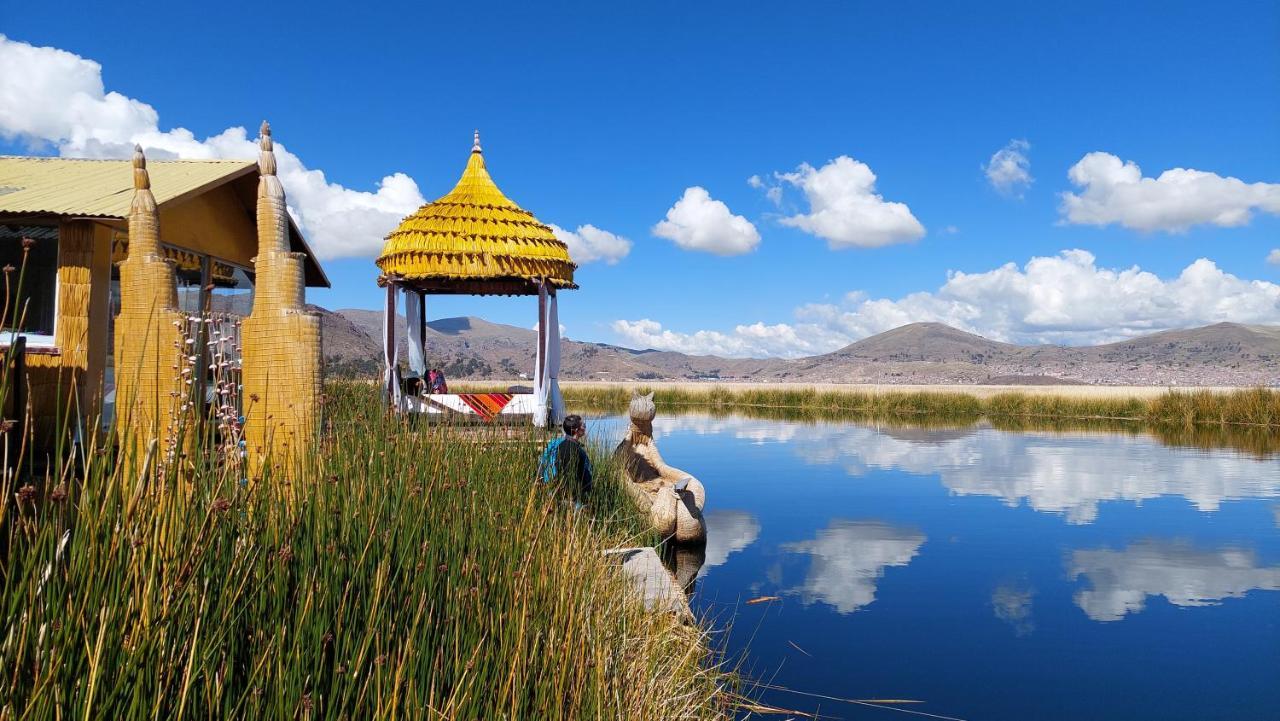 Uros Lodge Peru Puno Bagian luar foto